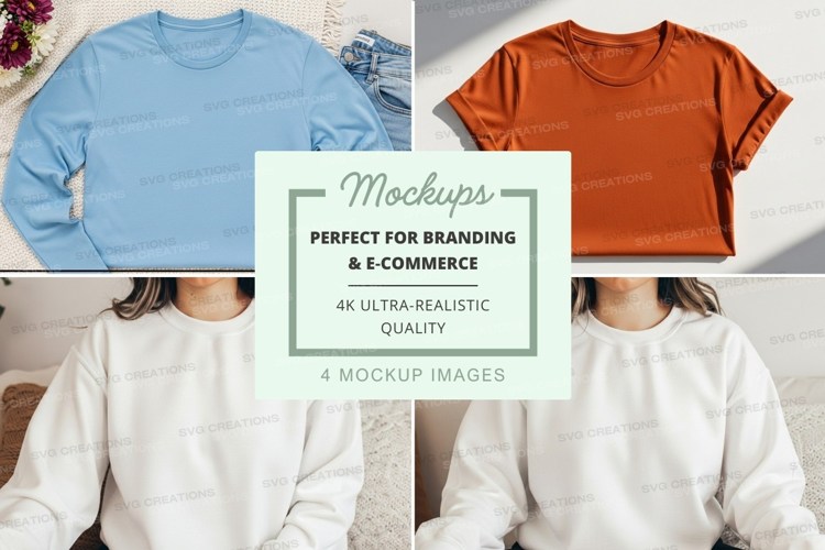 Women wearing blank oversized t-shirt mockup on beige