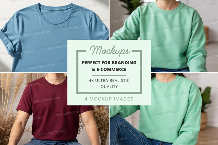 Women casual oversized t-shirt mockup on model