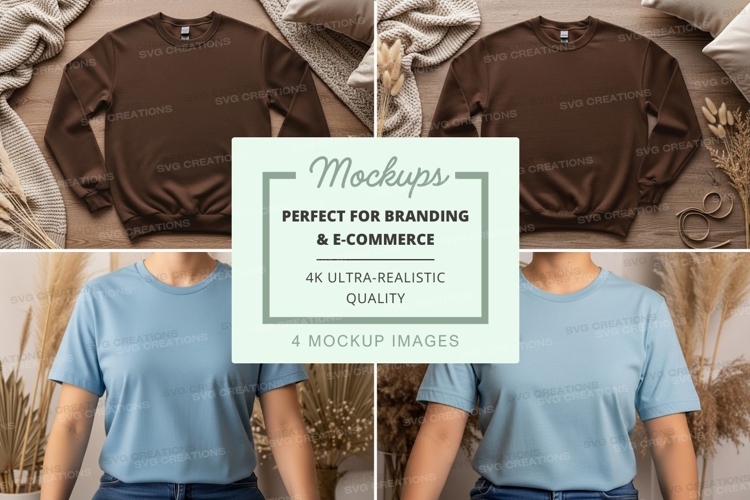 Black Tshirt Mockup Image 6