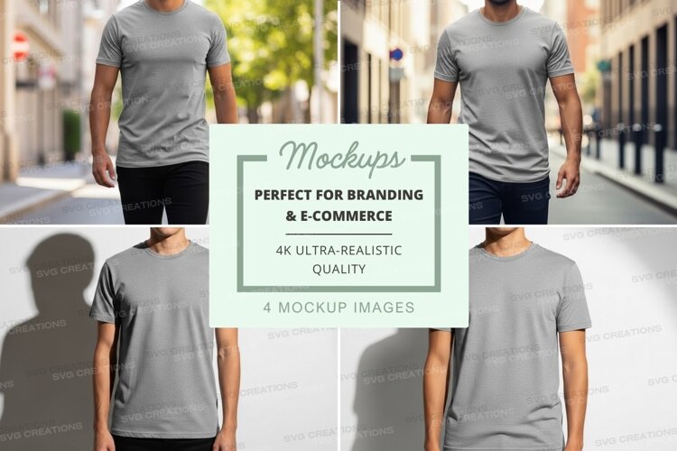 Business team walking urban street mockup shadows example image 1