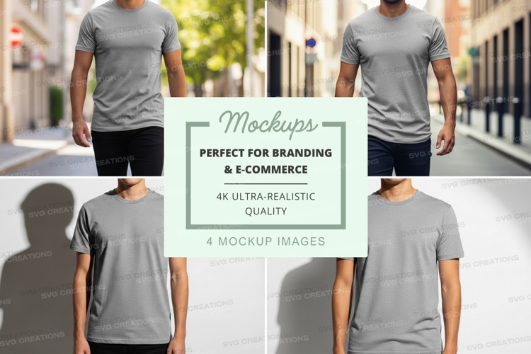 Business team walking urban street mockup shadows