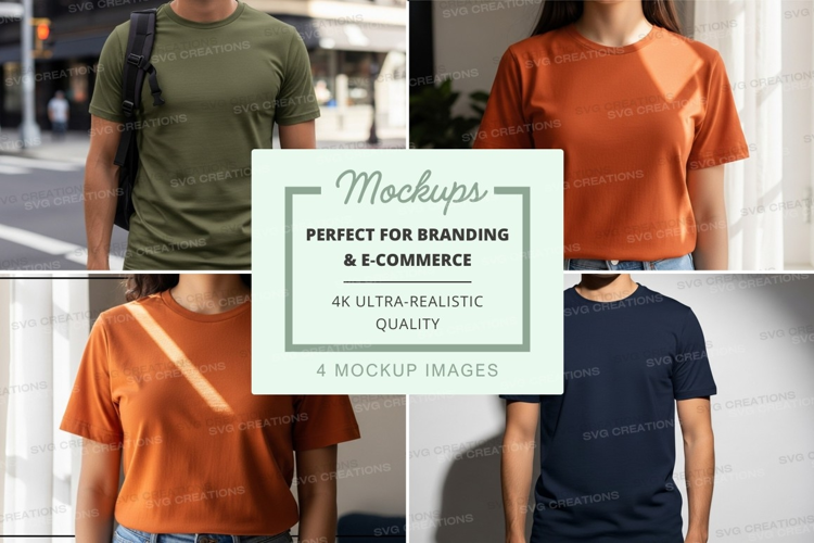 Clothing mockup t-shirt display urban lifestyle minimalist