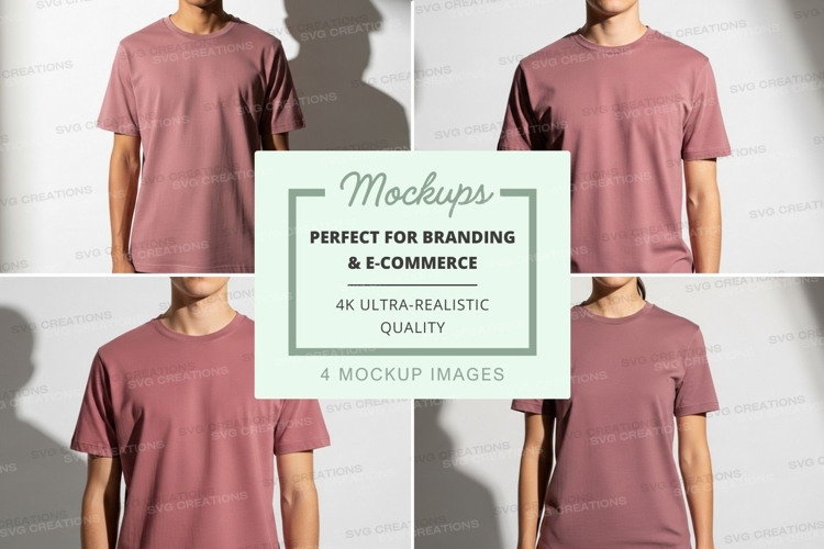 White Tshirt Mockup Image 20