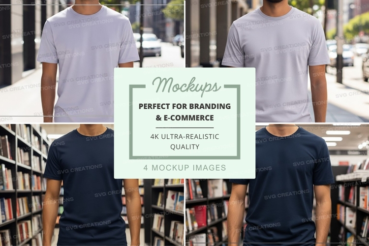 White Tshirt Mockup Image 8