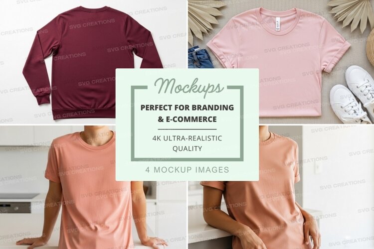 Women's sweatshirt mockup on mannequin neutral tones example image 1
