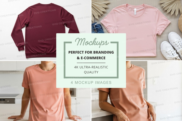 Women's sweatshirt mockup on mannequin neutral tones