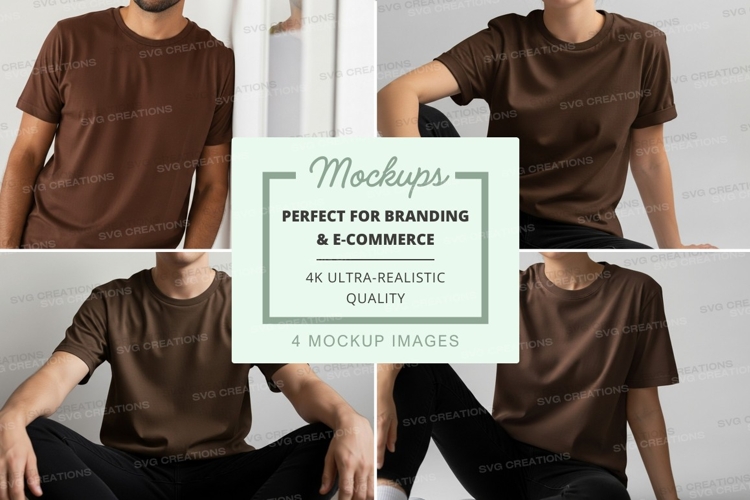 White Tshirt Mockup Image 20
