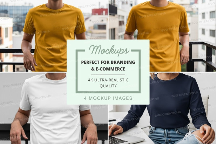 Business team mockup casual urban office outdoor