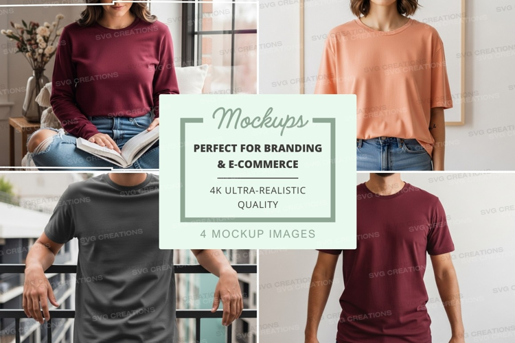 Woman reading book mockup casual lifestyle indoor minimalist