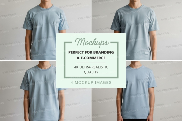 White Tshirt Mockup Image 5