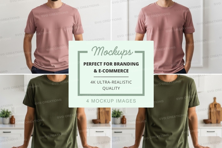 White Tshirt Mockup Image 15