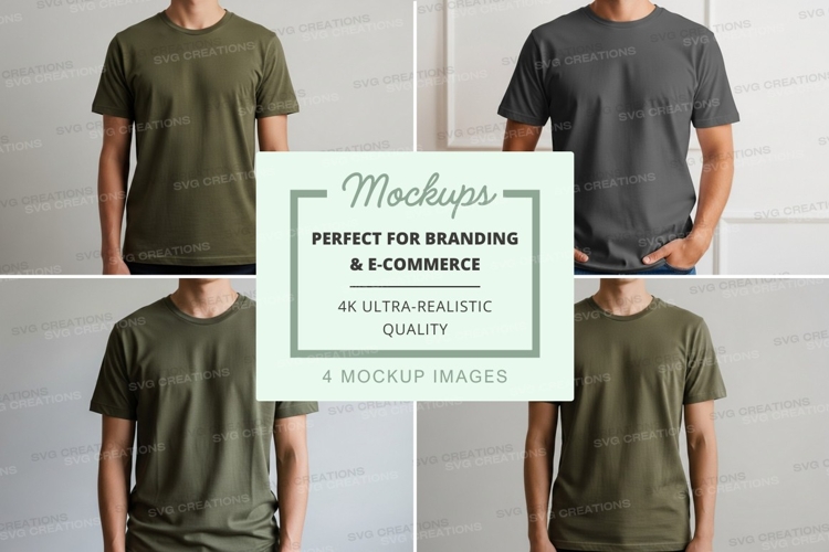 White Tshirt Mockup Image 2