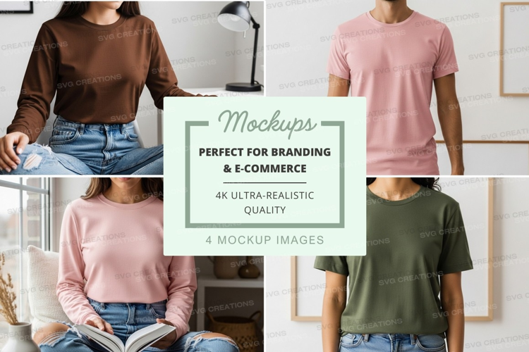 Woman reading book mockup casual lifestyle minimalist