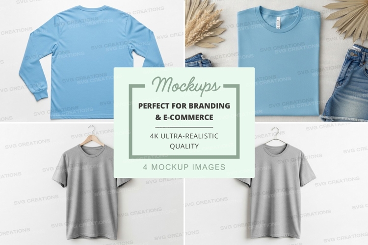 White Tshirt Mockup Image 2