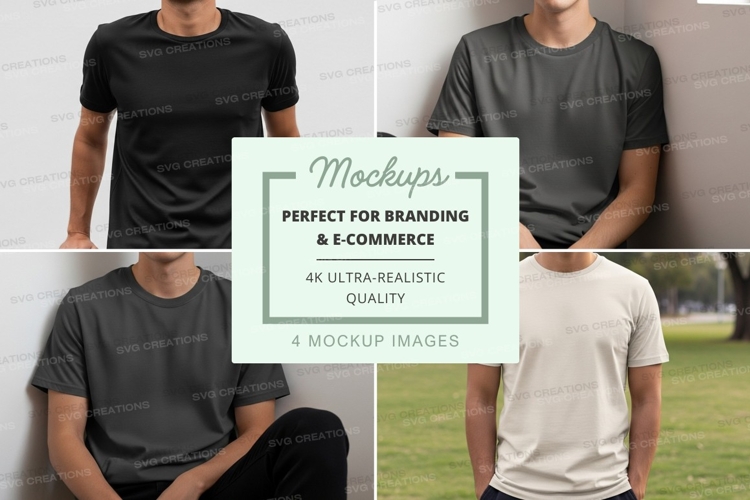 White Tshirt Mockup Image 8