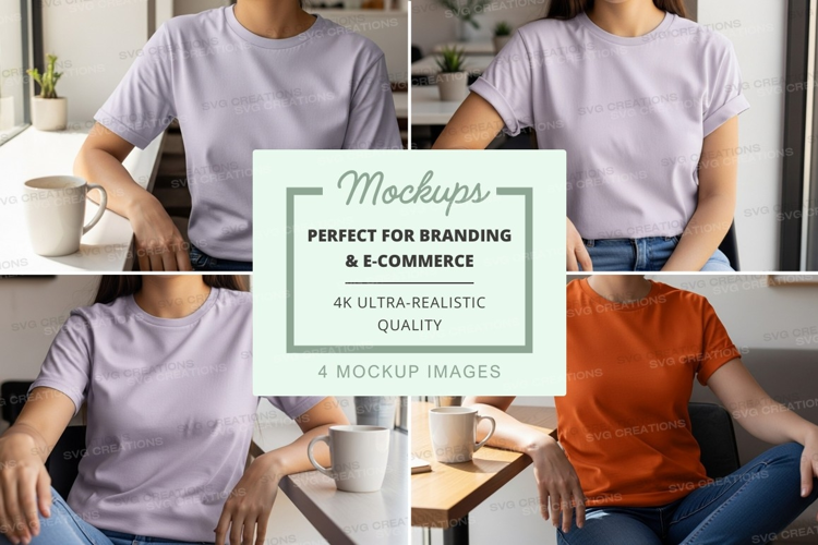 Casual team mockup discussion in bright modern office