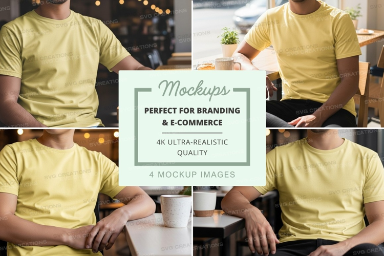 Team mockup collaboration coffee break office lifestyle