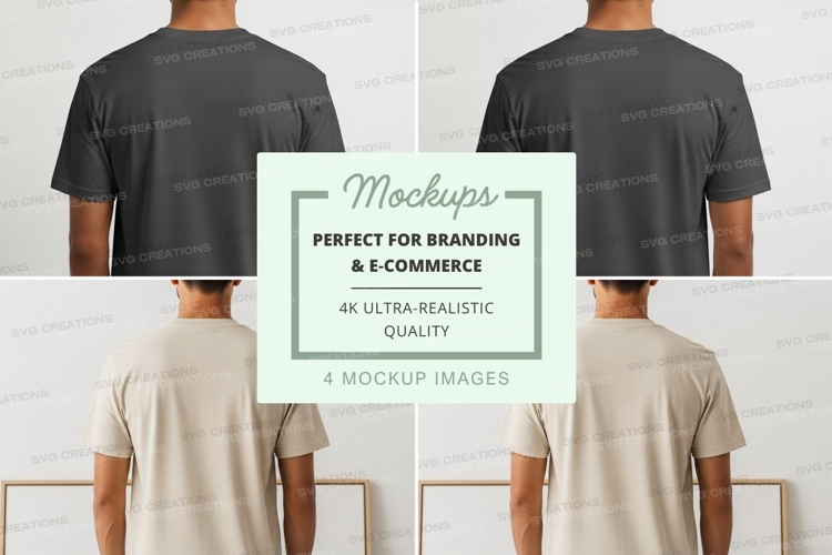 White Tshirt Mockup Image 6