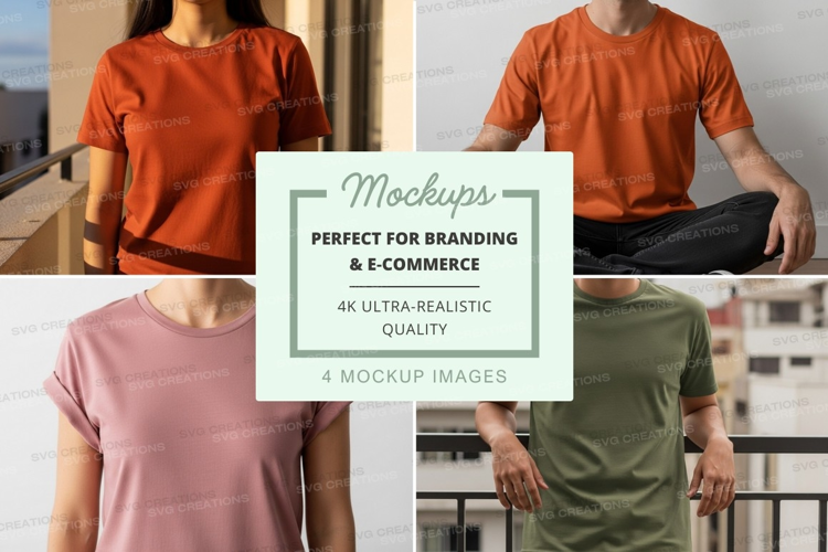 Woman yoga meditation mockup urban lifestyle tshirt
