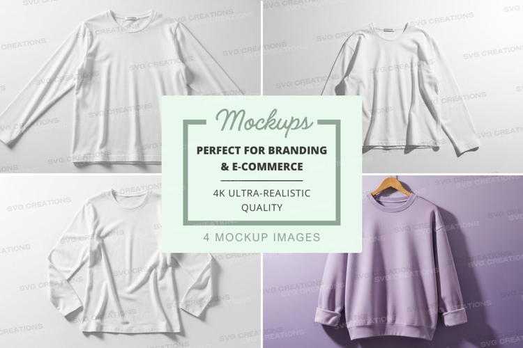 White women's blouse mockup on hanger minimalist display