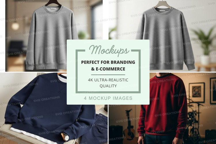 Minimalist clothing mockup on hangers in bright room