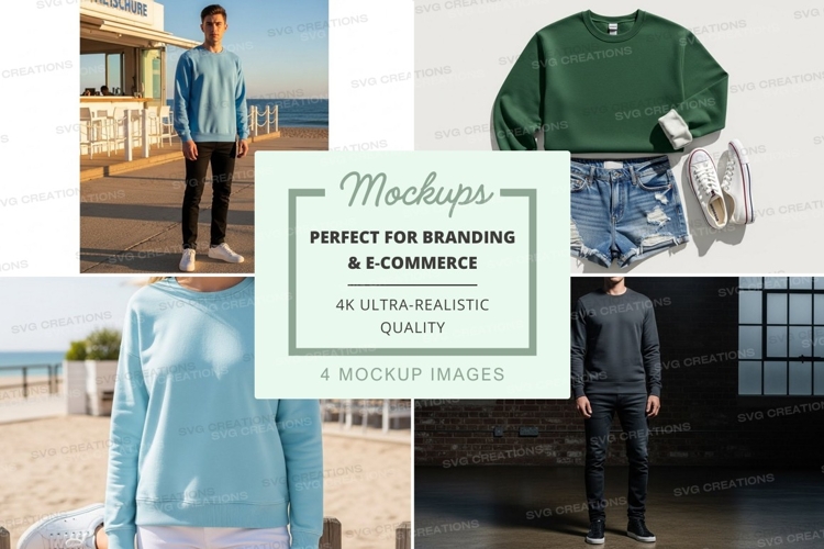 Sweatsuit Mockup Image 21