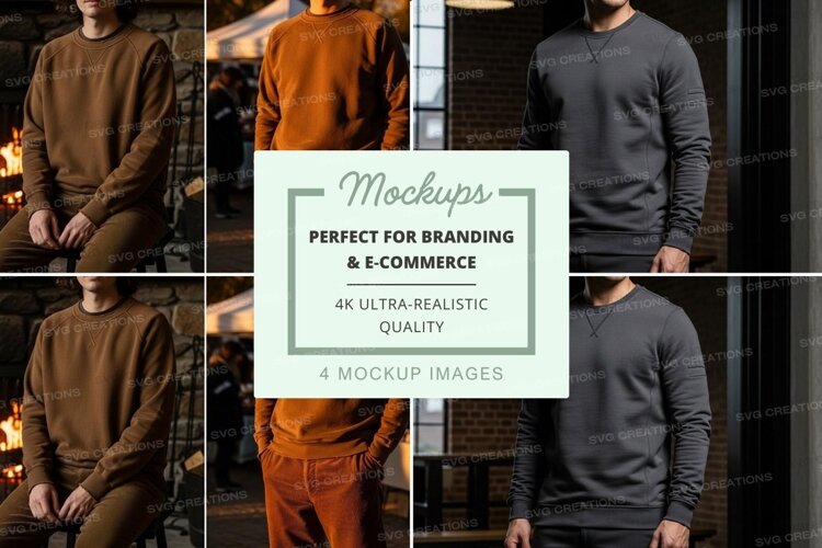 Clothing mockup mannequins display fashion studio setup example image 1