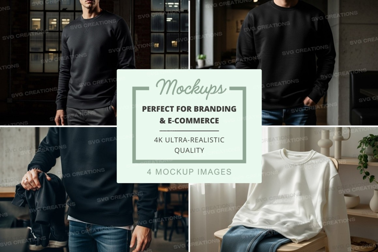 Black hoodie mockup on mannequin urban lifestyle display