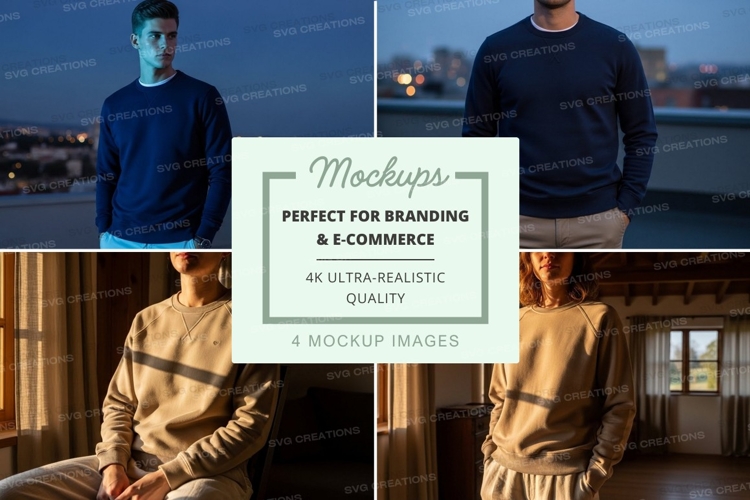 Sweatsuit Mockup Image 19