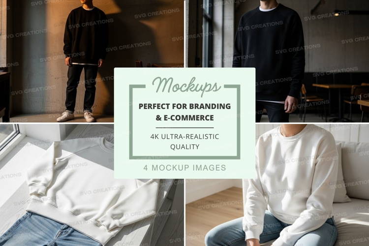 Clothing mockup on couch and hanger minimal lifestyle