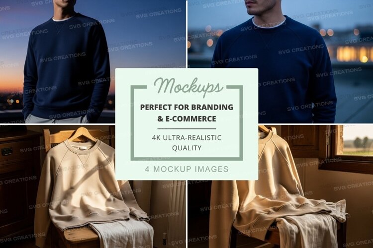 Mannequin clothing mockup display urban sunset backdrop example image 1