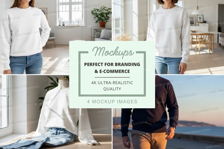 Clothing mockup mannequin indoor lifestyle display white swe example image 1