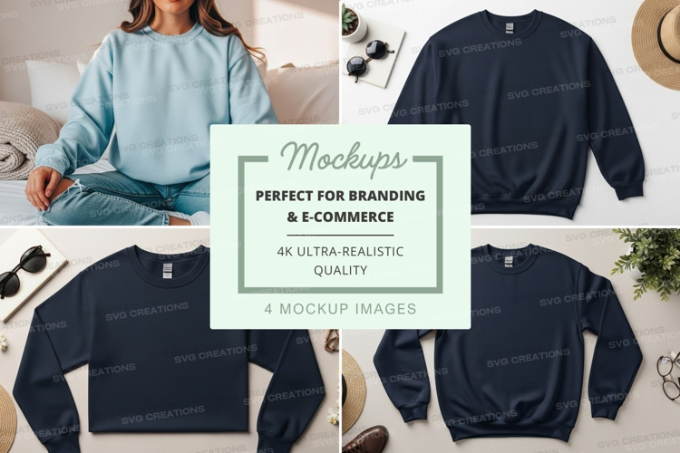 Woman wearing oversized hoodie mockup on couch