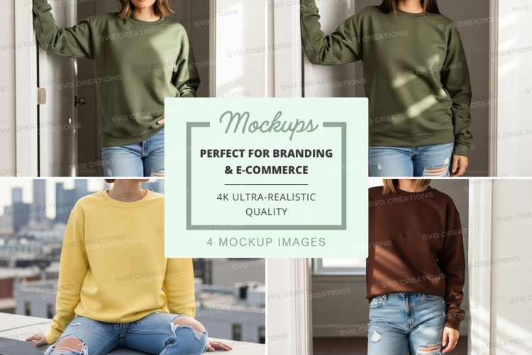 Woman casual mockup poses urban city lifestyle minimalist