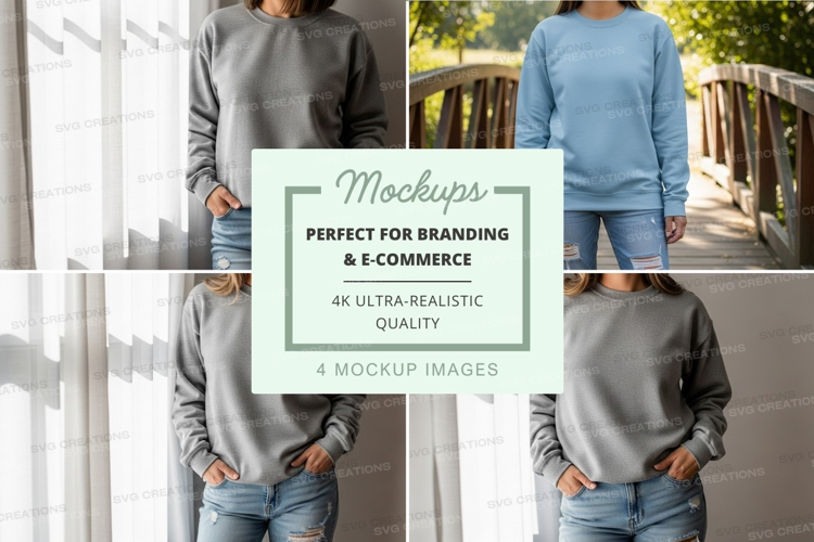 Woman wearing casual hoodie mockup outdoor urban