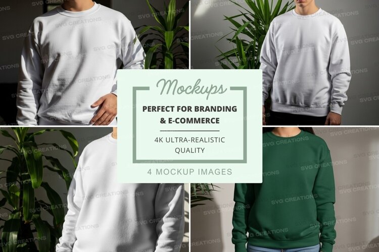 Minimalist clothing mockup on mannequin with plants example image 1