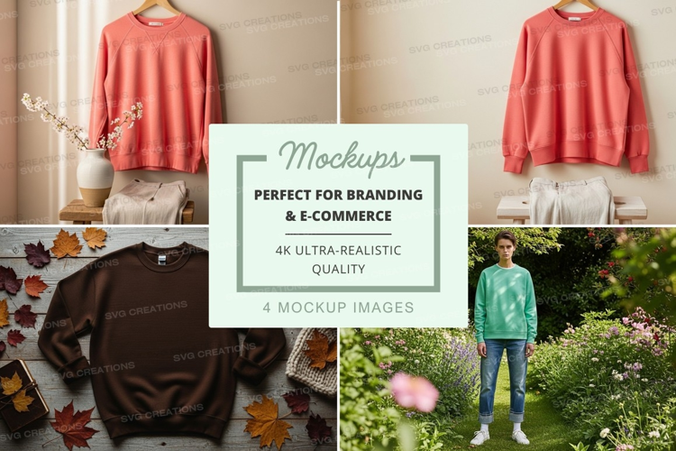 Clothing mockup display on mannequin in cozy room