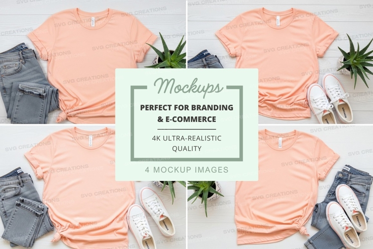 White Tshirt Mockup Image 4