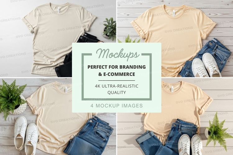Clothing mockup set for ultra realistic branding display
