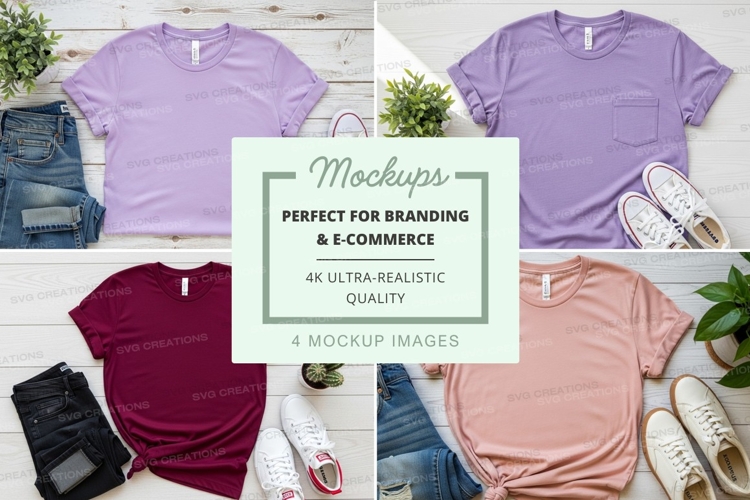 Clothing mockup set for branding ultra realistic display