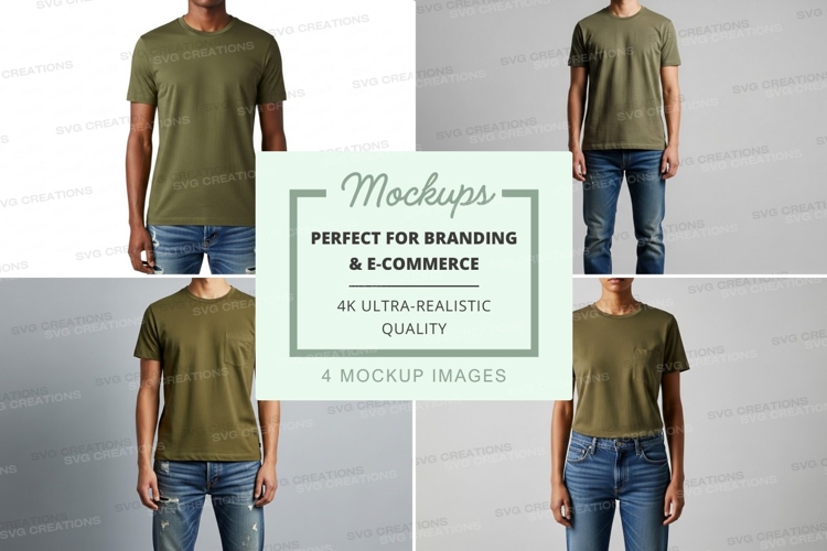 Blank t-shirt mockup for branding ultra realistic studio