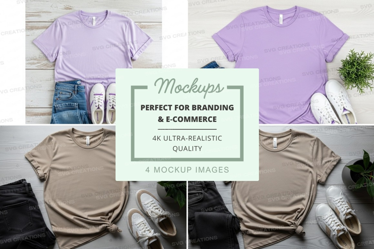 Blank t-shirt mockup for branding ultra realistic quality