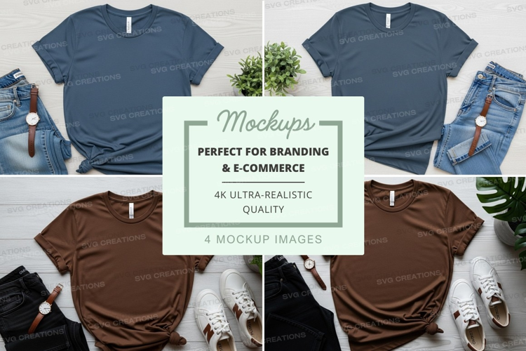 Realistic t-shirt mockup branding ultra HD display