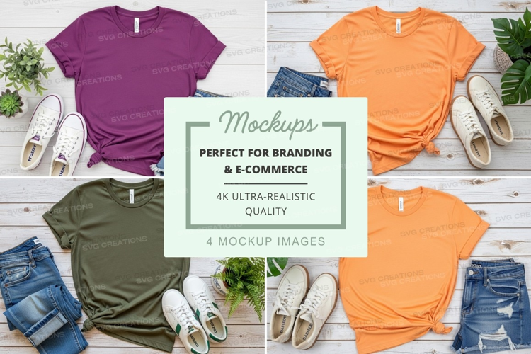 Clothing mockups for branding ultra realistic quality