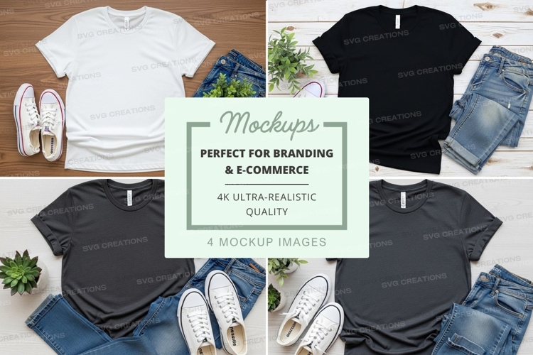 Clothing mockup set for ultra realistic branding display