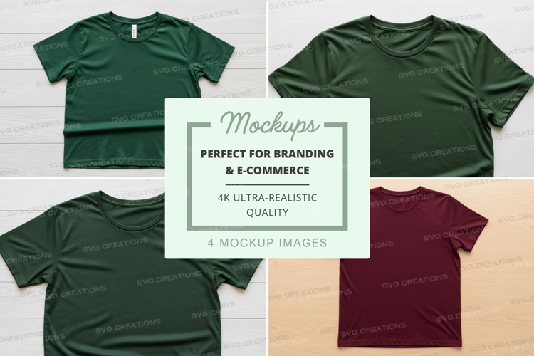 Realistic t-shirt mockup branding ultra high quality display