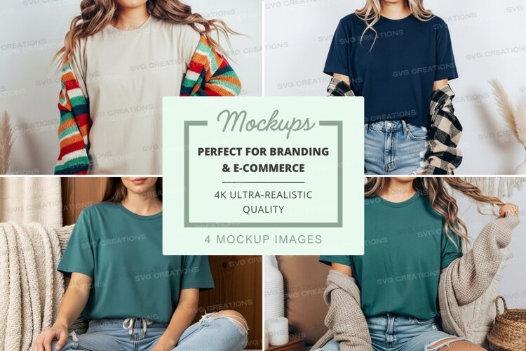 Casual and comfortable outfits mockup example image 1