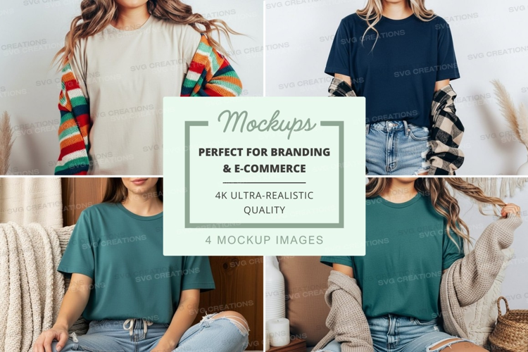 Casual and comfortable outfits mockup