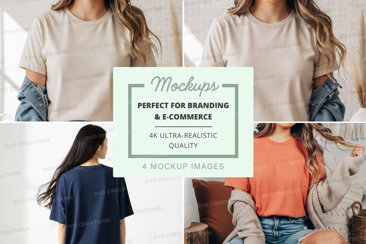 Casual t-shirts mockup