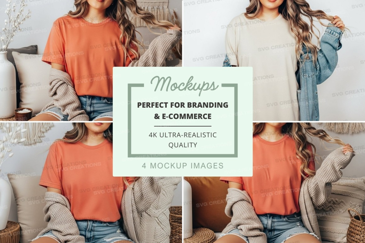 Casual and comfortable indoor wear mockup